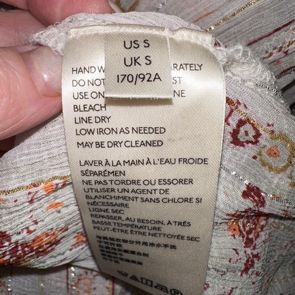 Free People Dance Magic Boho Tunic S - Picture 7 of 7